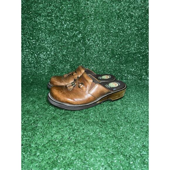Earth Spirit Women Size 7 Pinewood II Gelron 2000 Slip On Brown‎ Leather Loafers - Picture 3 of 9